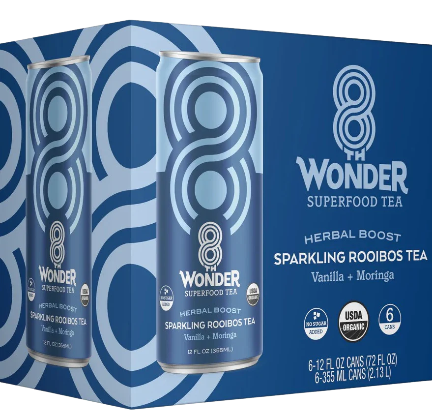 Sparkling Roobios Tea Vanilla + Moringa