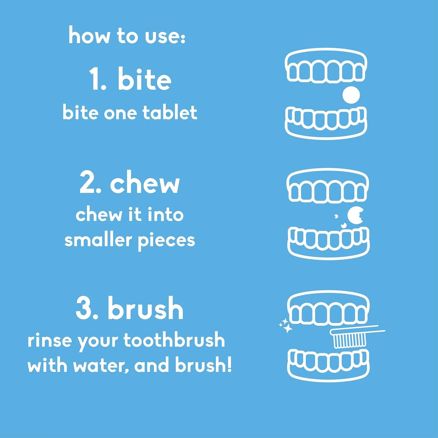 Spearmint Fluoride Free Sensitive Toothpaste Tablets - Image 4
