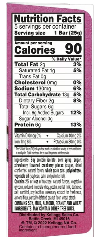 Special K Protein Snack Bars Berry Vanilla (5 CT) - Image 4