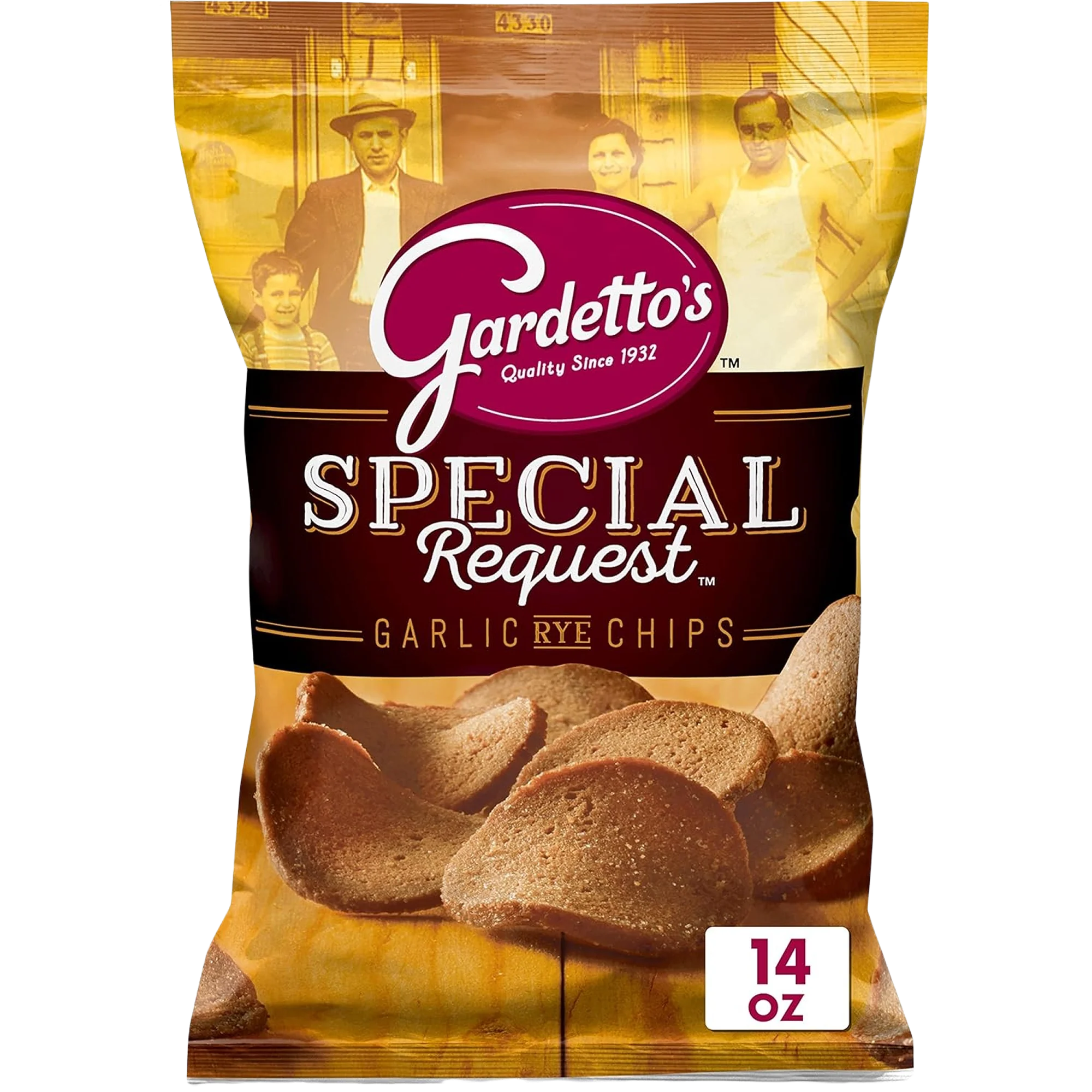 Special Request Garlic Rye Chips