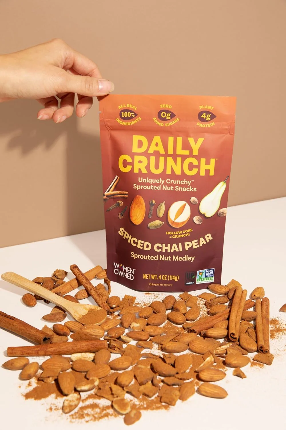Spiced Chai Pear Sprouted Nut Medley - Image 3