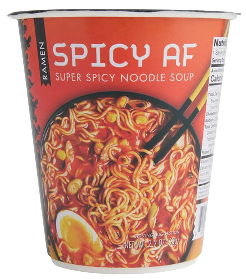 Spicy AF Ramen Noodle Soup Cup (6 Pack) - Image 2