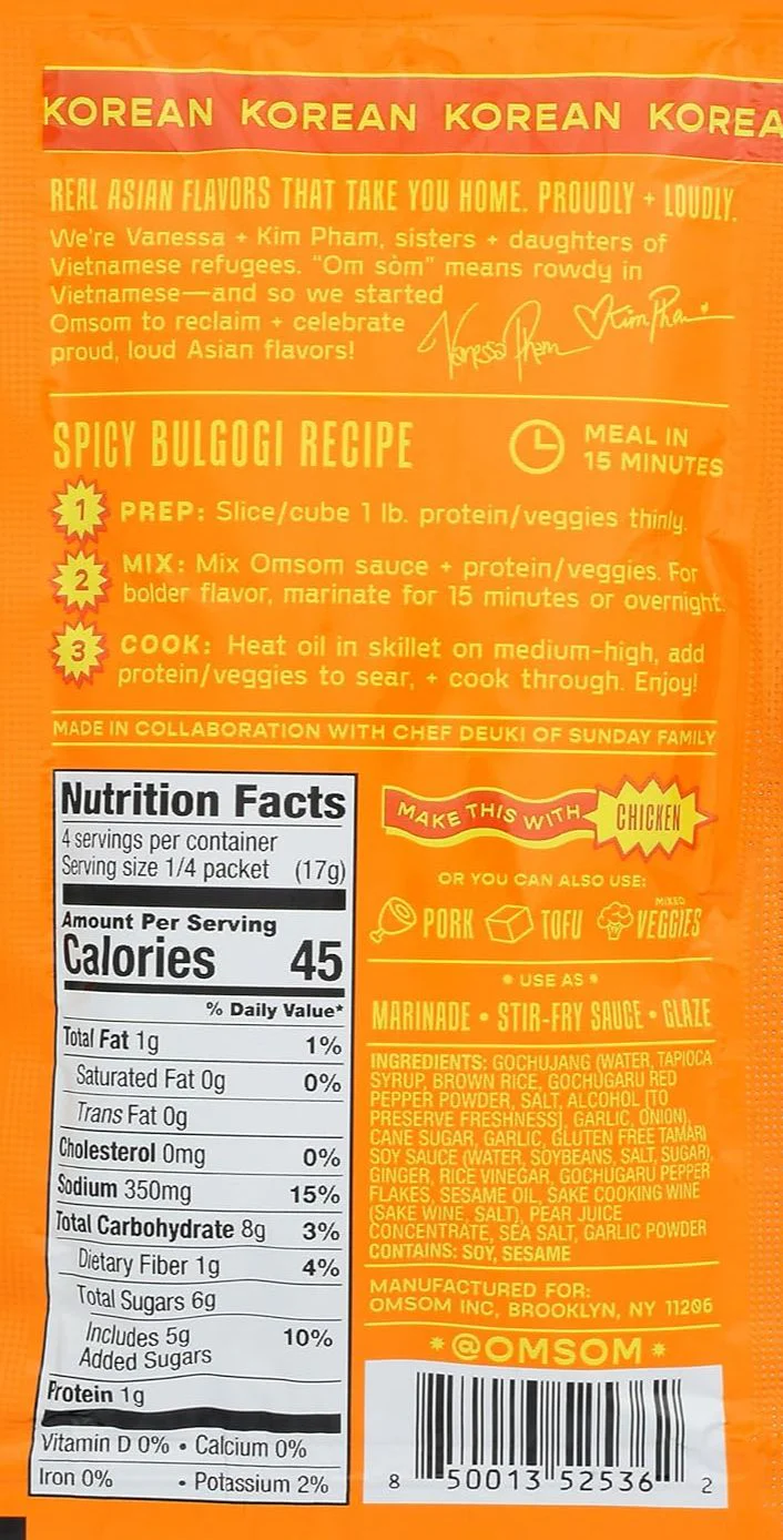 Spicy Bulgogi Sauce (3 CT) - Image 2