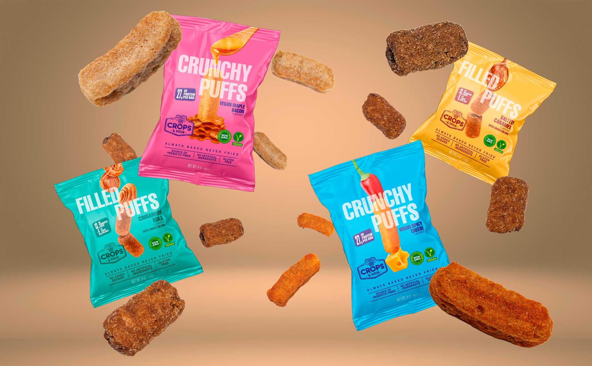 Spicy Cheese Crunchy Puffs - Image 2