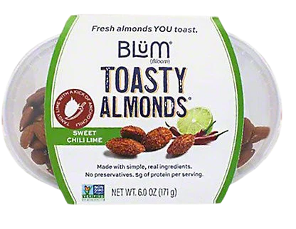 Spicy Chili Lime Toasty Almonds