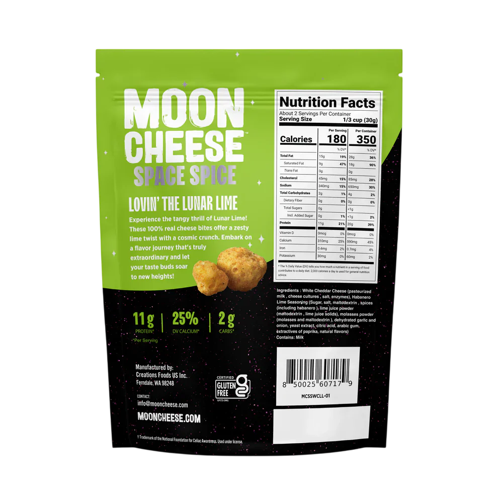 Spicy Lunar Lime Cheese Snack - Image 2