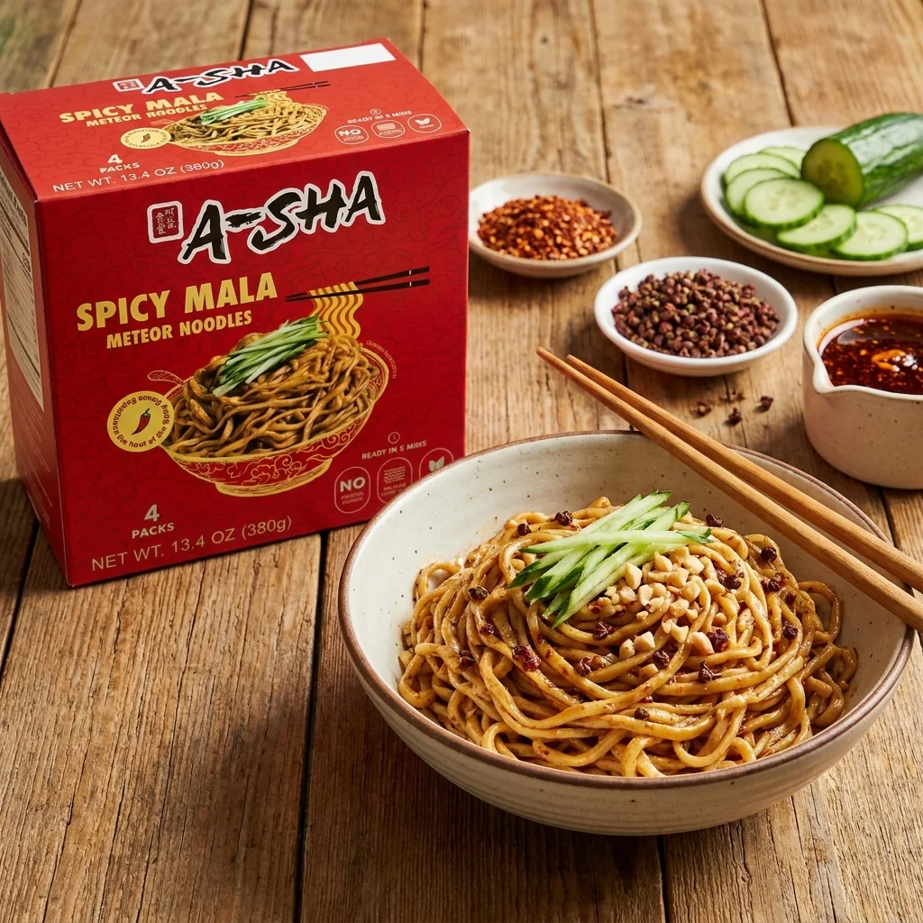Spicy Mala Meteor Noodles (4 CT) - Image 4