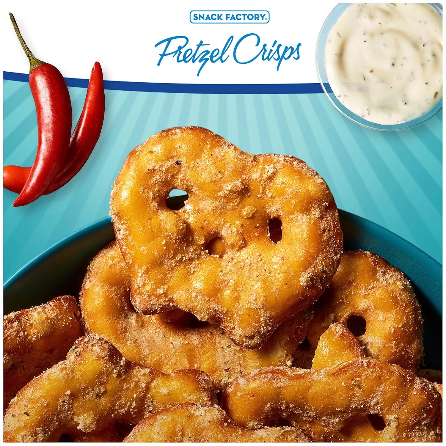 Spicy Ranch Pretzel Crisps Bites - Image 3