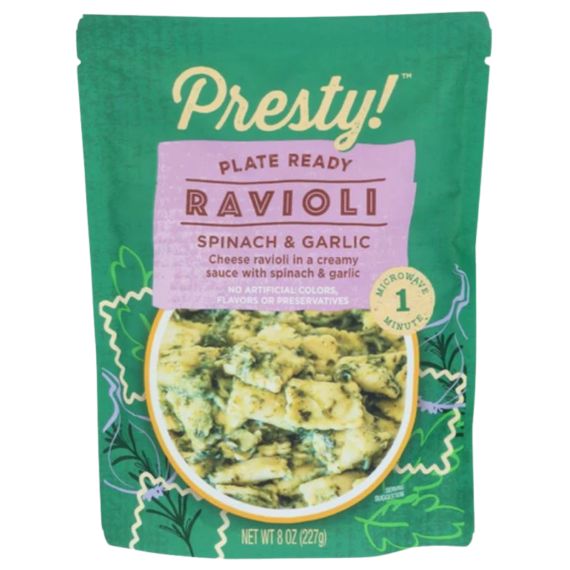 Spinach & Garlic Ravioli (6 Pack) - Image 2