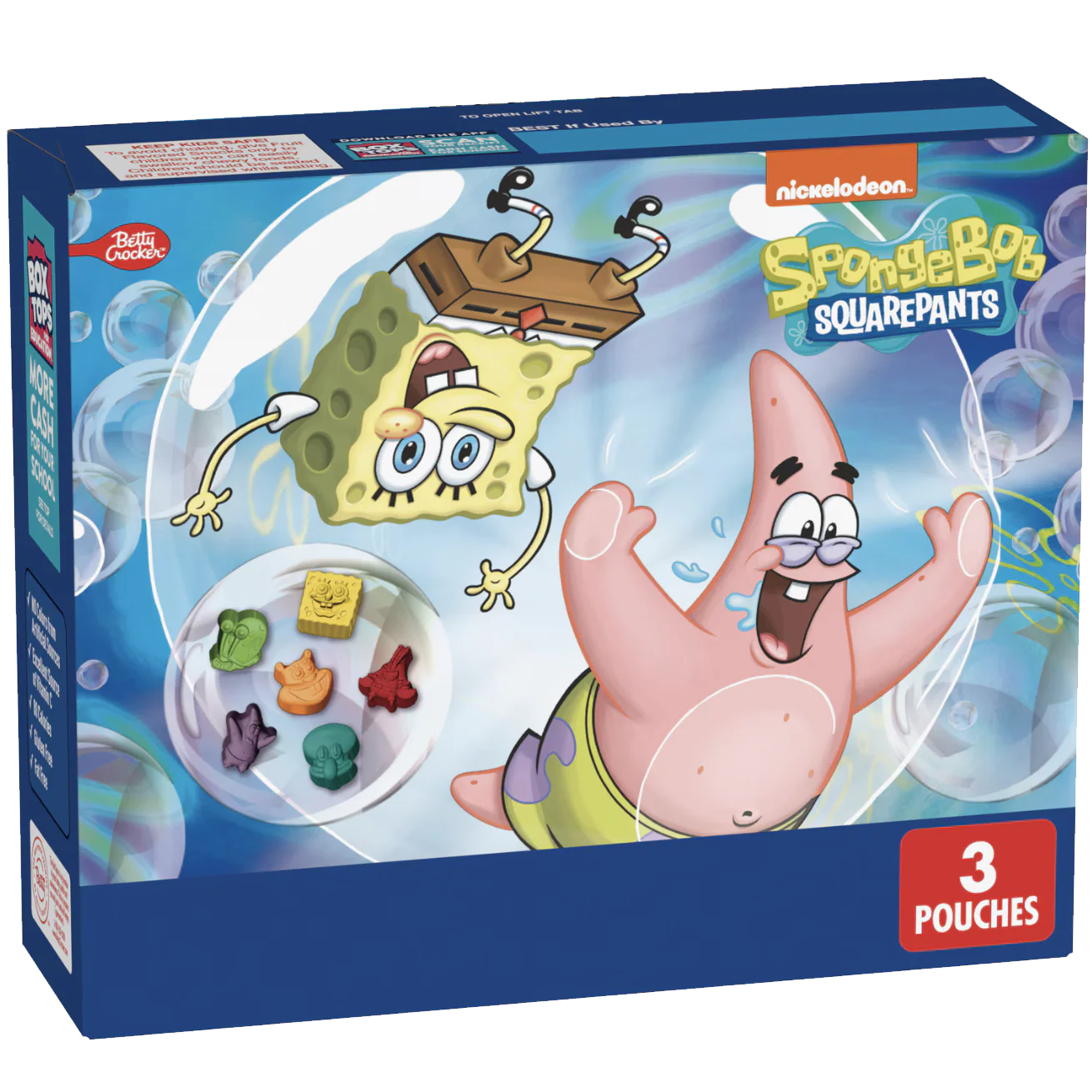 Spongebob Squarepants Assorted Fruit Flavored Snacks (3 CT)
