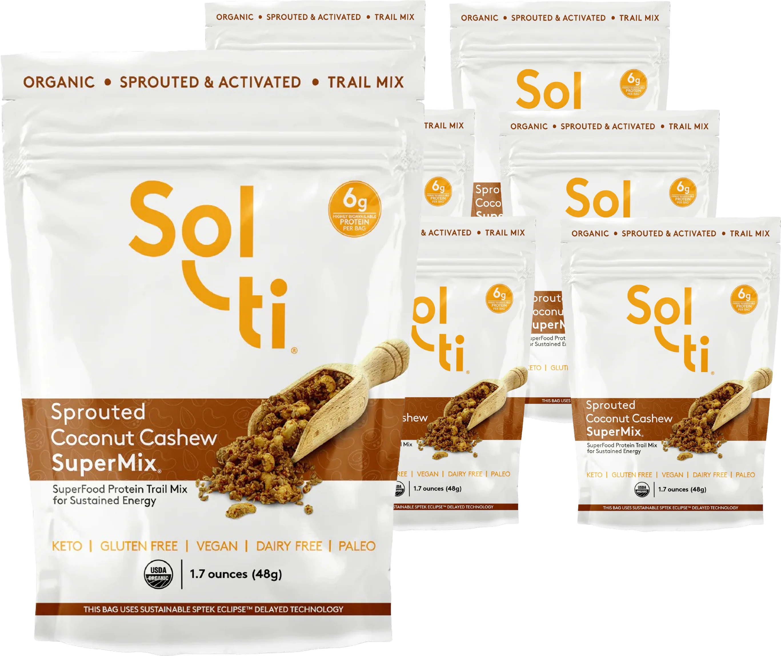 Sprouted Coconut Cashew SuperMix (6 pack)