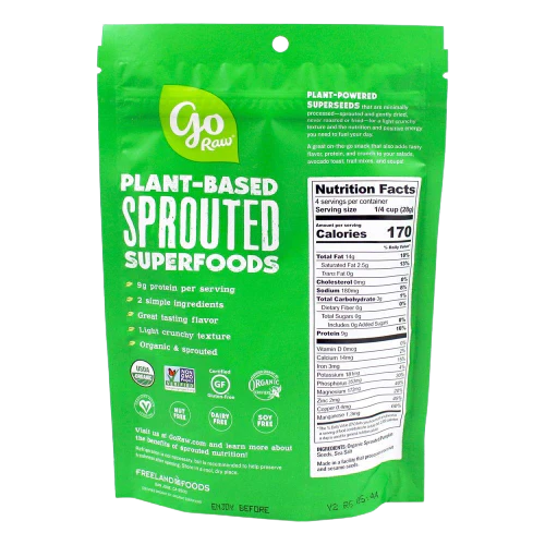 Sprouted Pumpkin Seeds Sea Salt - Image 2