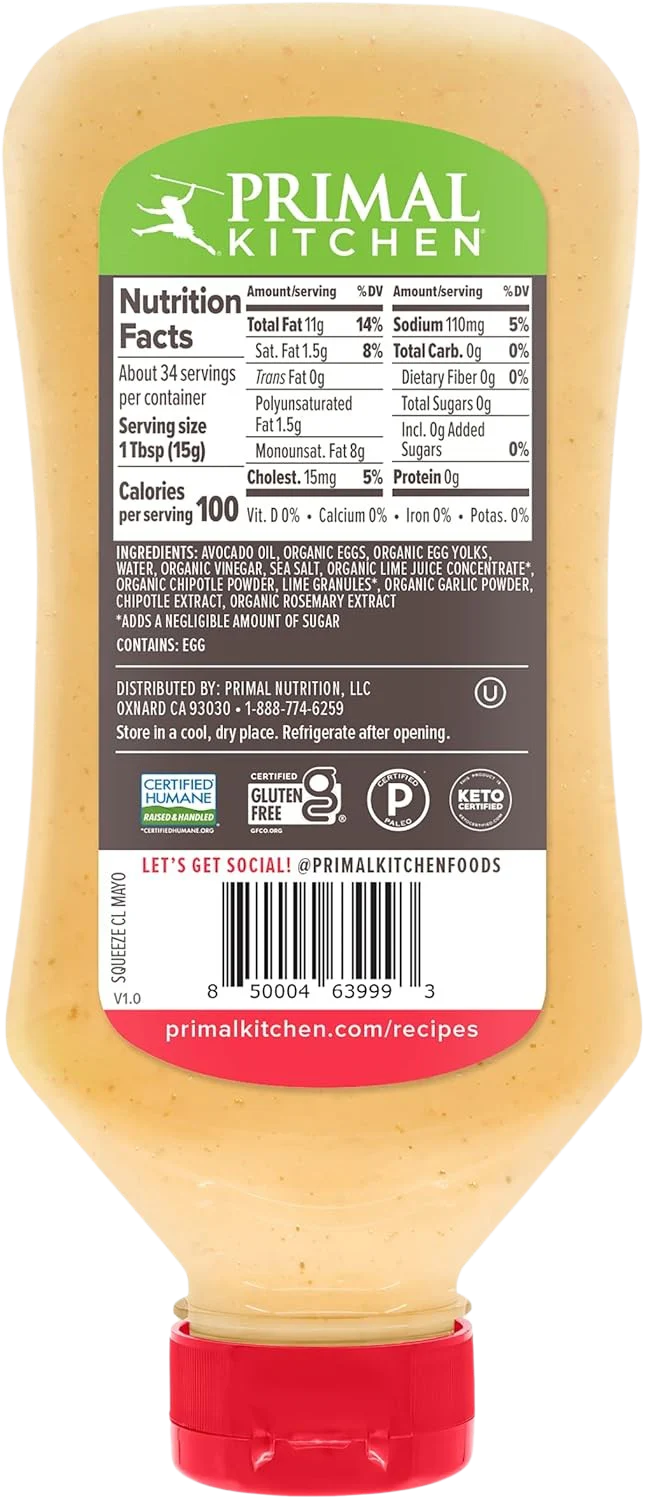 Squeeze Chipotle Lime Real Mayo with Avocado Oil - Image 2