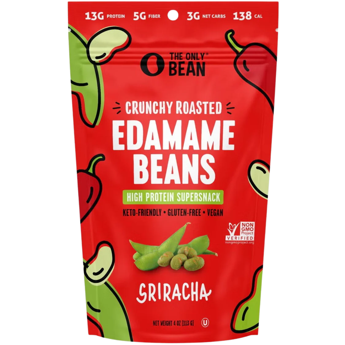 Sriracha Crunchy Roasted Edamame