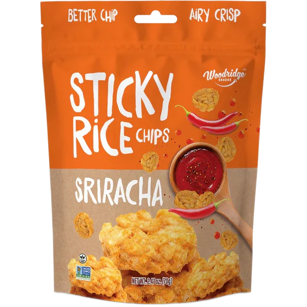 Sriracha Sticky Rice Chips