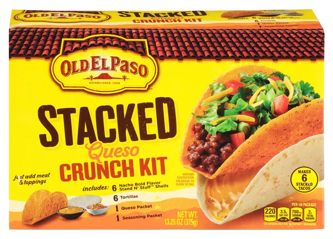 Stacked Queso Crunch Taco Kit (6 CT)