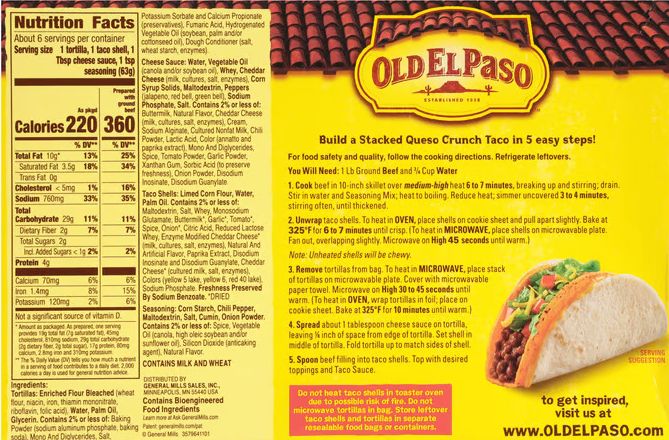 Stacked Queso Crunch Taco Kit (6 CT) - Image 4