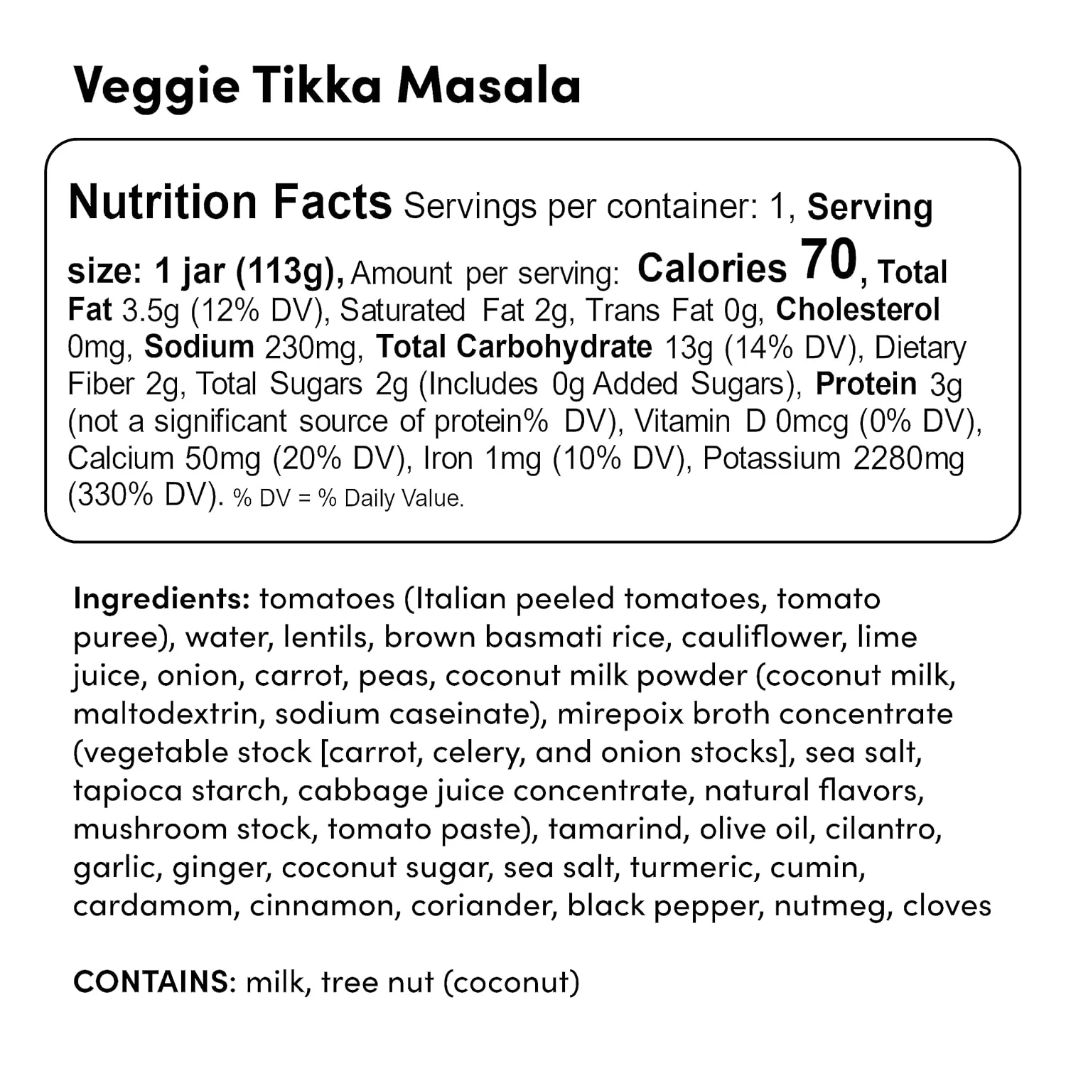 Stage 3 Baby Food & Toddler Meals - Veggie Tikka Masala - Image 2