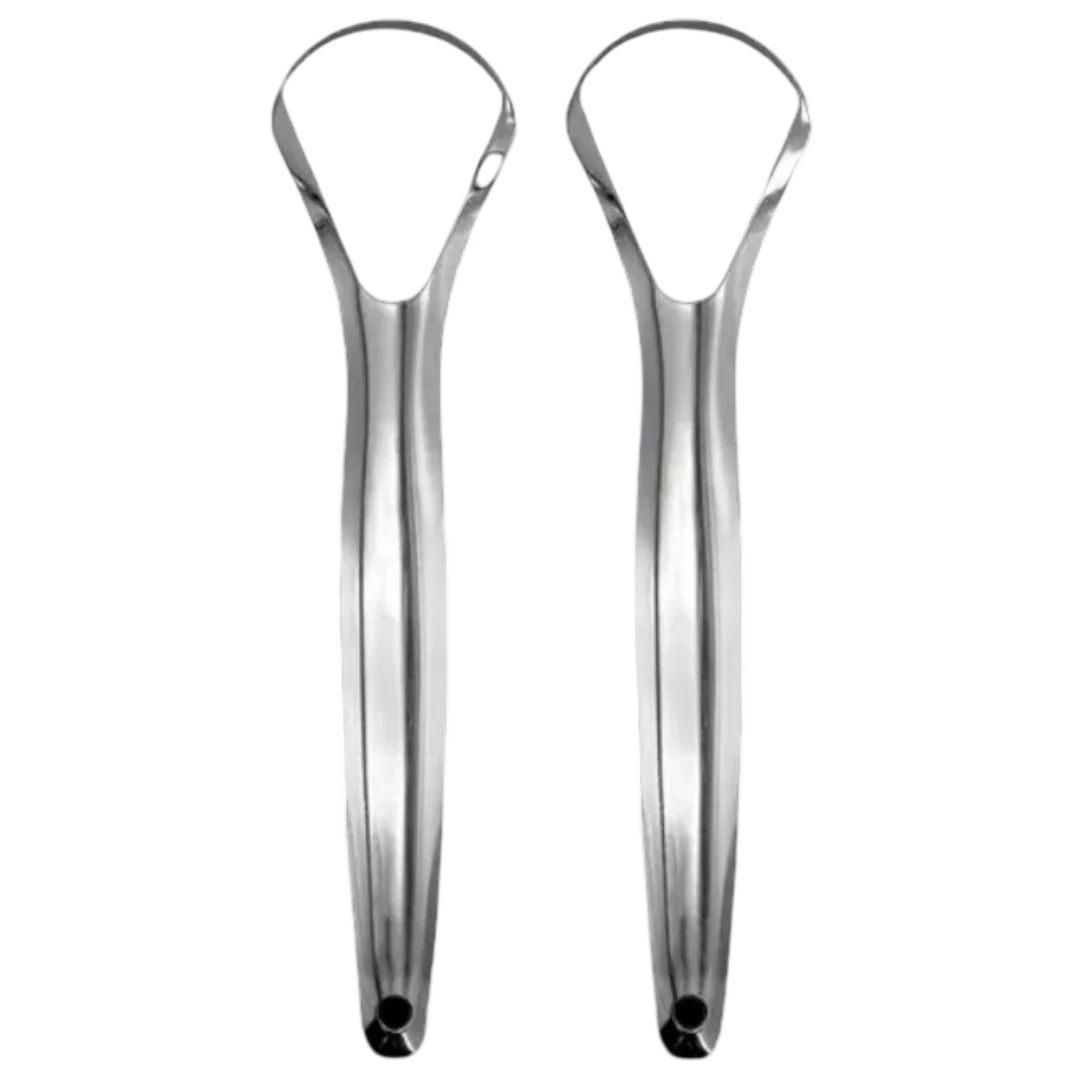 Stainless Steel Tongue Cleaner – 2 Pack - Image 2