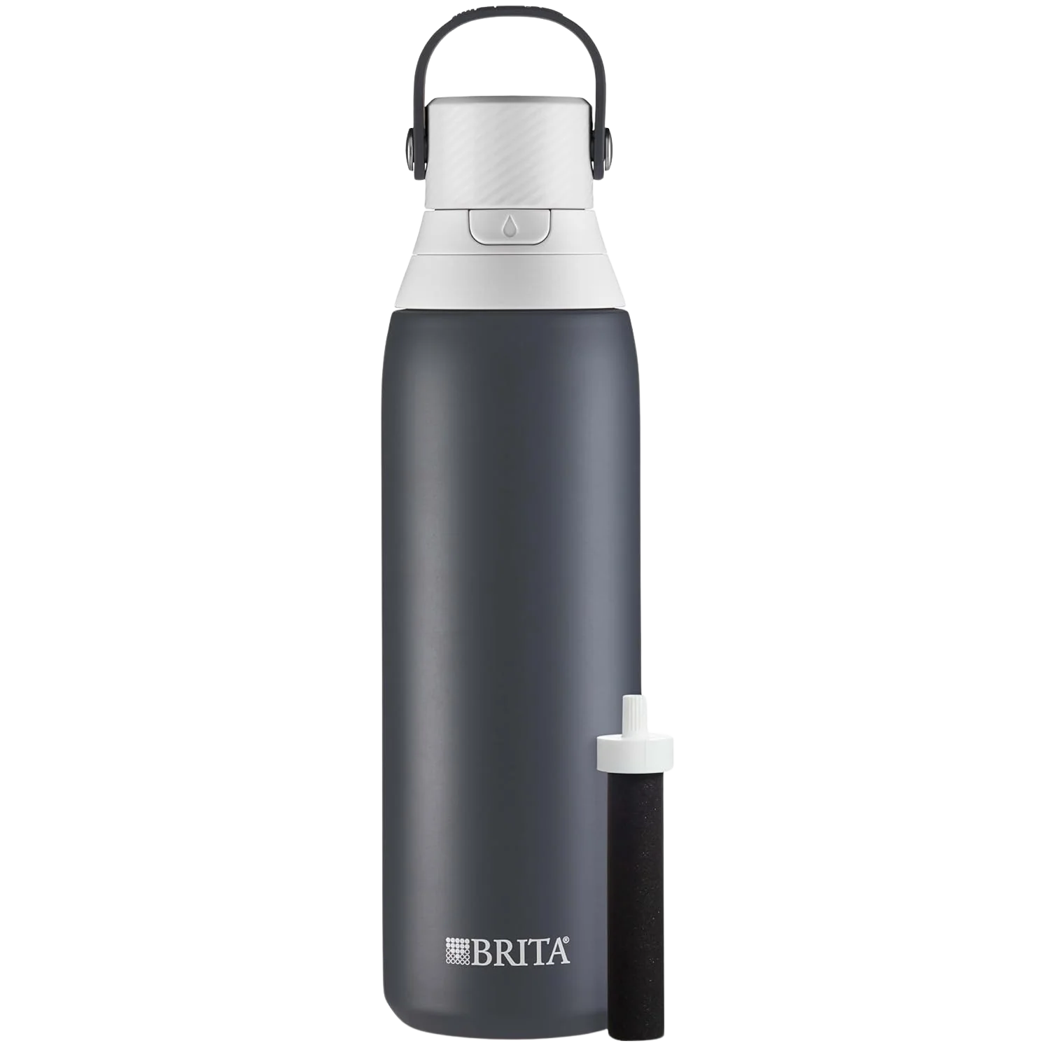 Stainless Steel Water Bottle with Filter Carbon - 32 oz Bottle