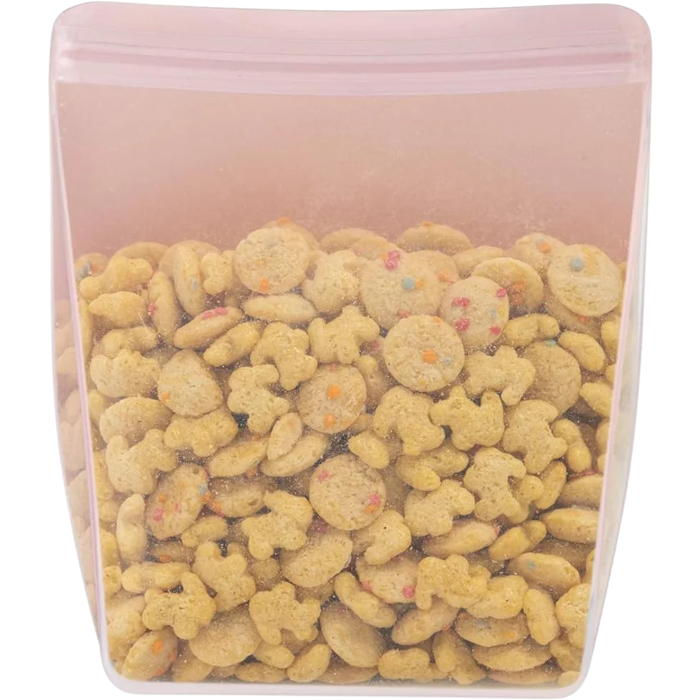 36oz Stand Up Silicone Bag - Blush - Image 2