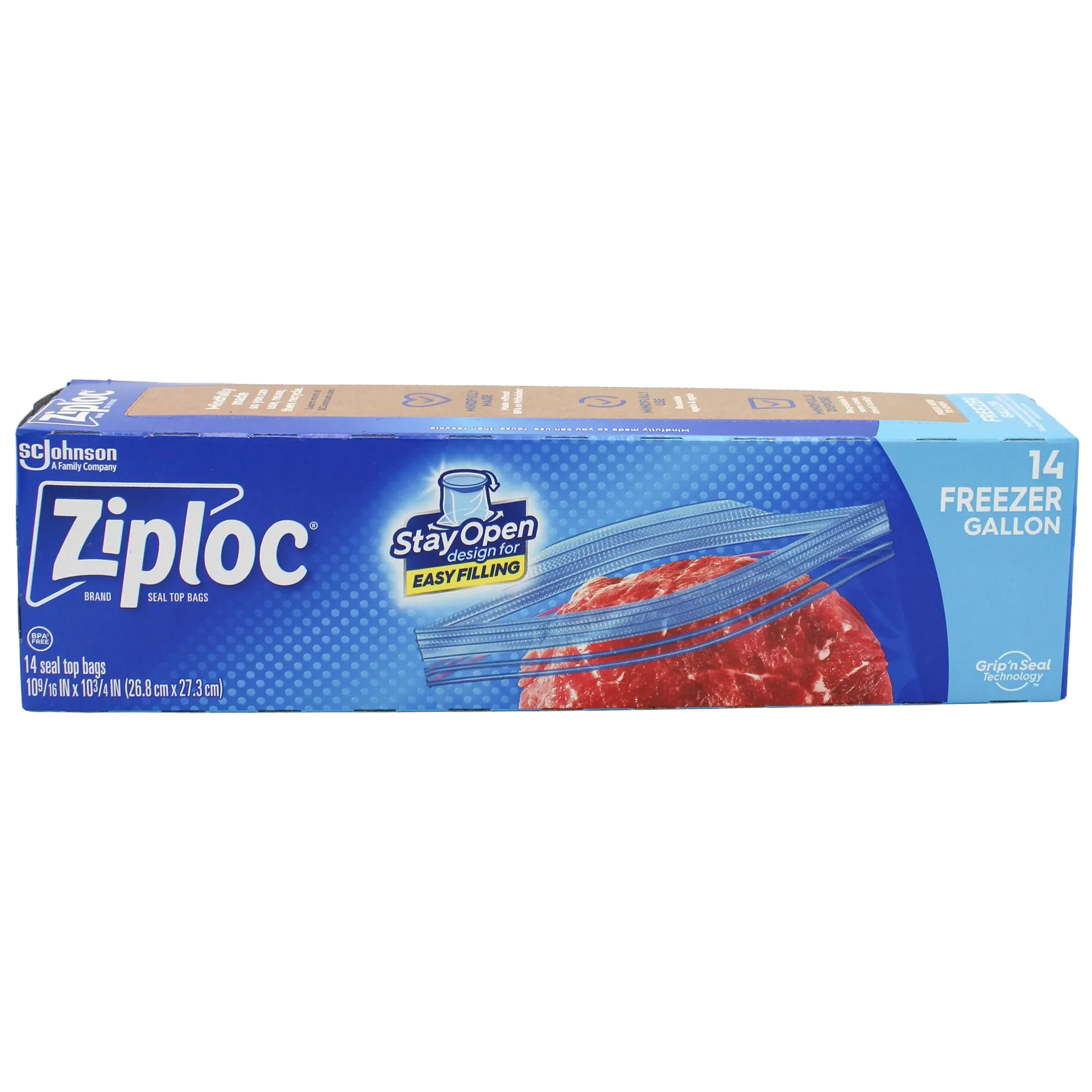 Stand Up Stay Open Freezer Gallon (14 CT)