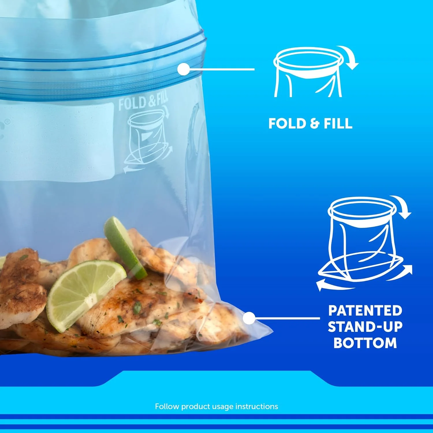 Stand Up Stay Open Freezer Gallon (14 CT) - Image 4