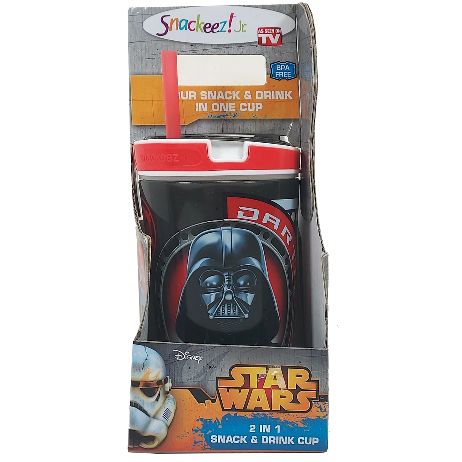 Star Wars 2-In-1 Snack & Drink Cup - Darth Vader