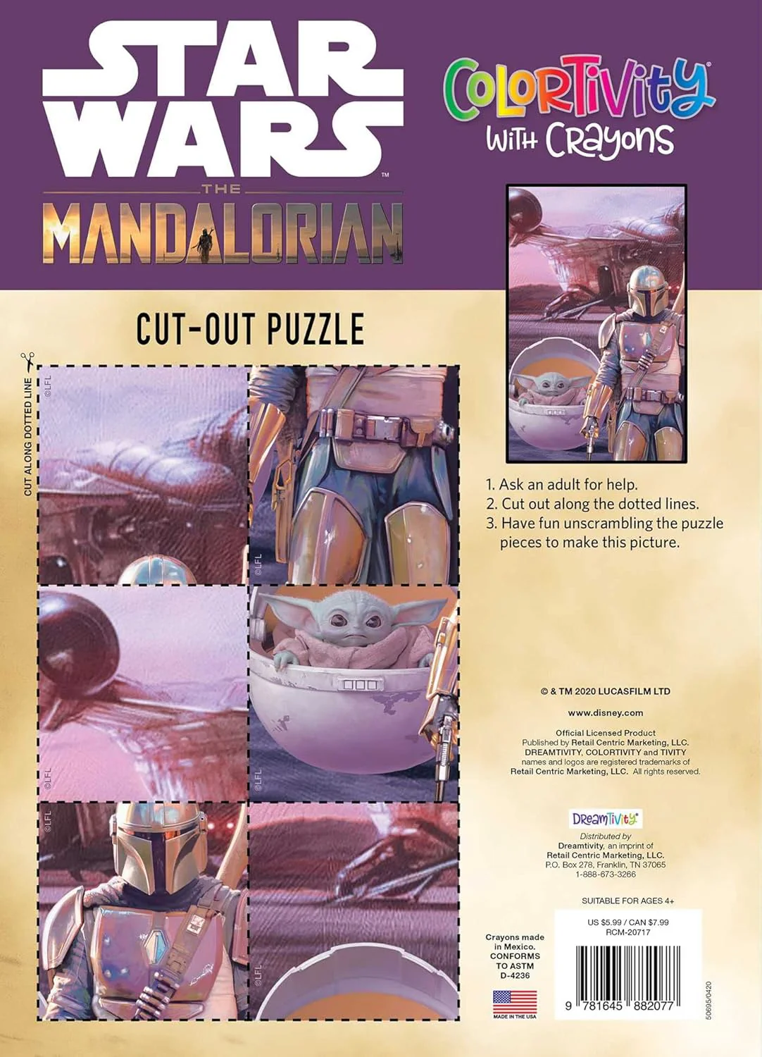 Star Wars The Mandalorian: Bounty Hunter: Colortivity With Crayons - Image 2