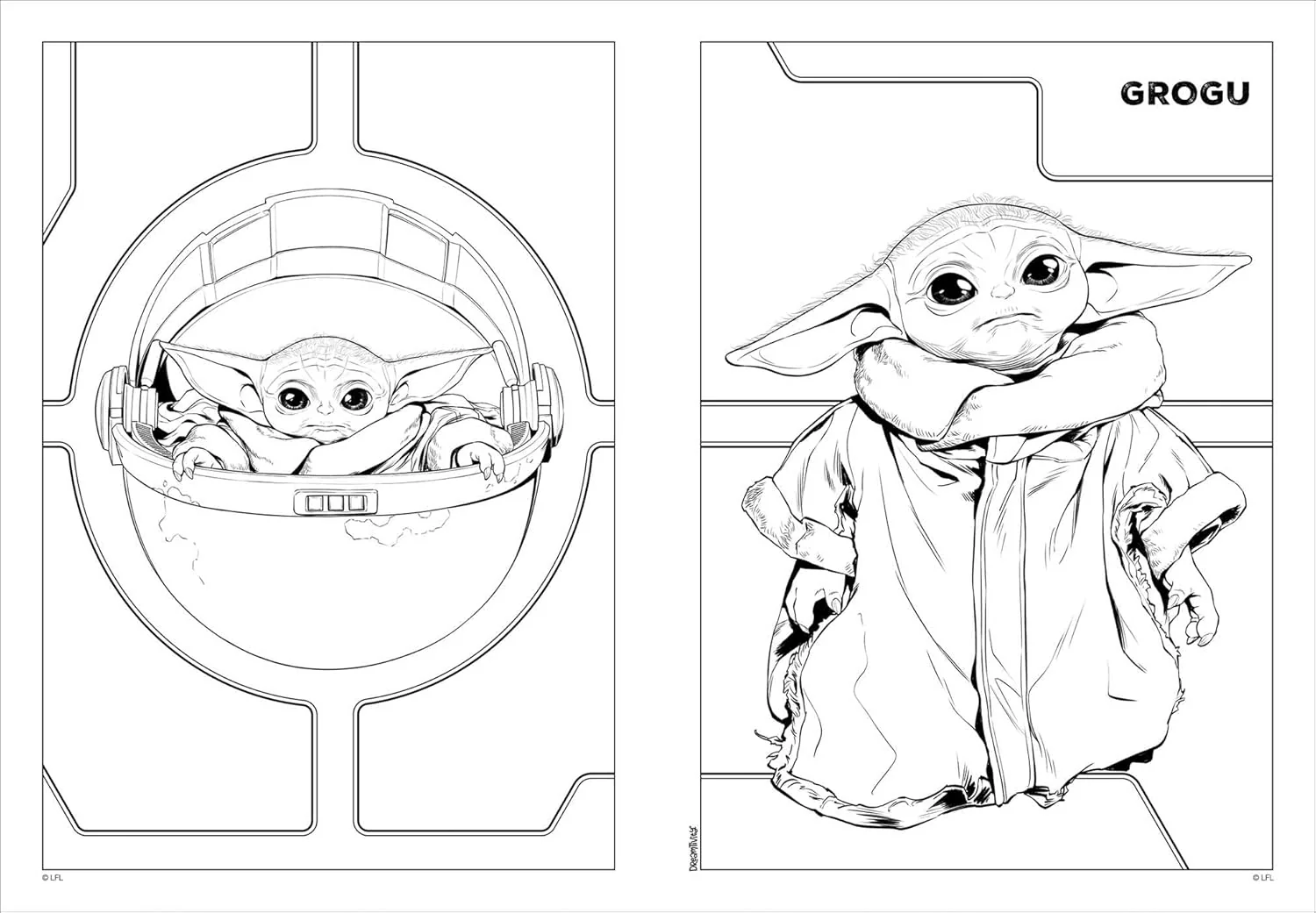 Star Wars The Mandalorian: Bounty Hunter: Colortivity With Crayons - Image 3