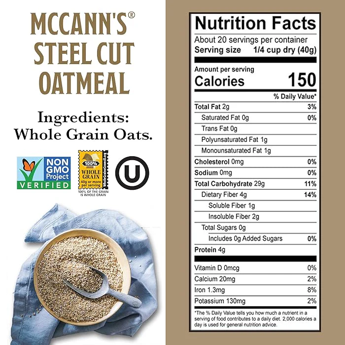 Steel Cut Irish Oatmeal Pouch - Image 4