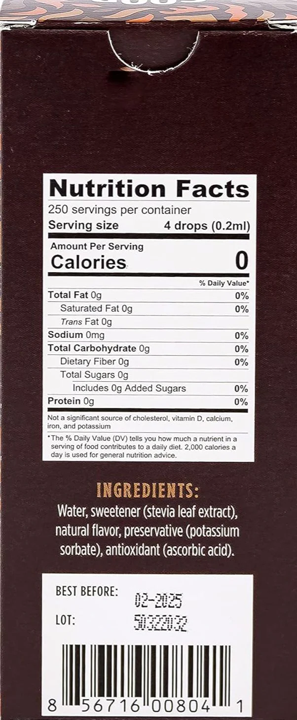 Stevia Drops Chocolate - Image 3