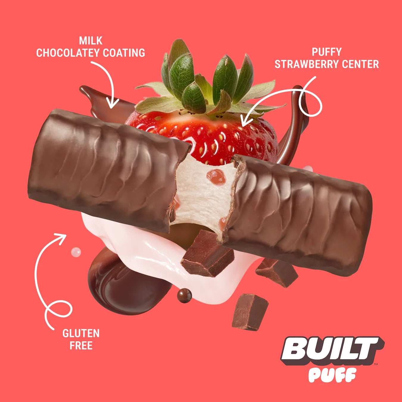 Strawberries 'N Cream Puff Bar (12 CT) - Image 4
