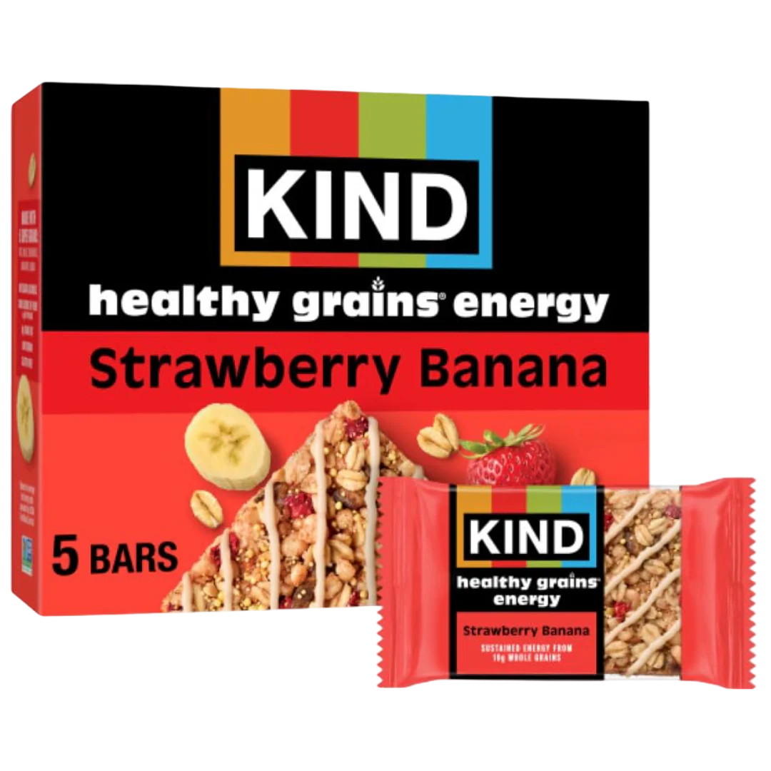 Healthy Grains Energy Bars - Strawberry Banana (5 CT)