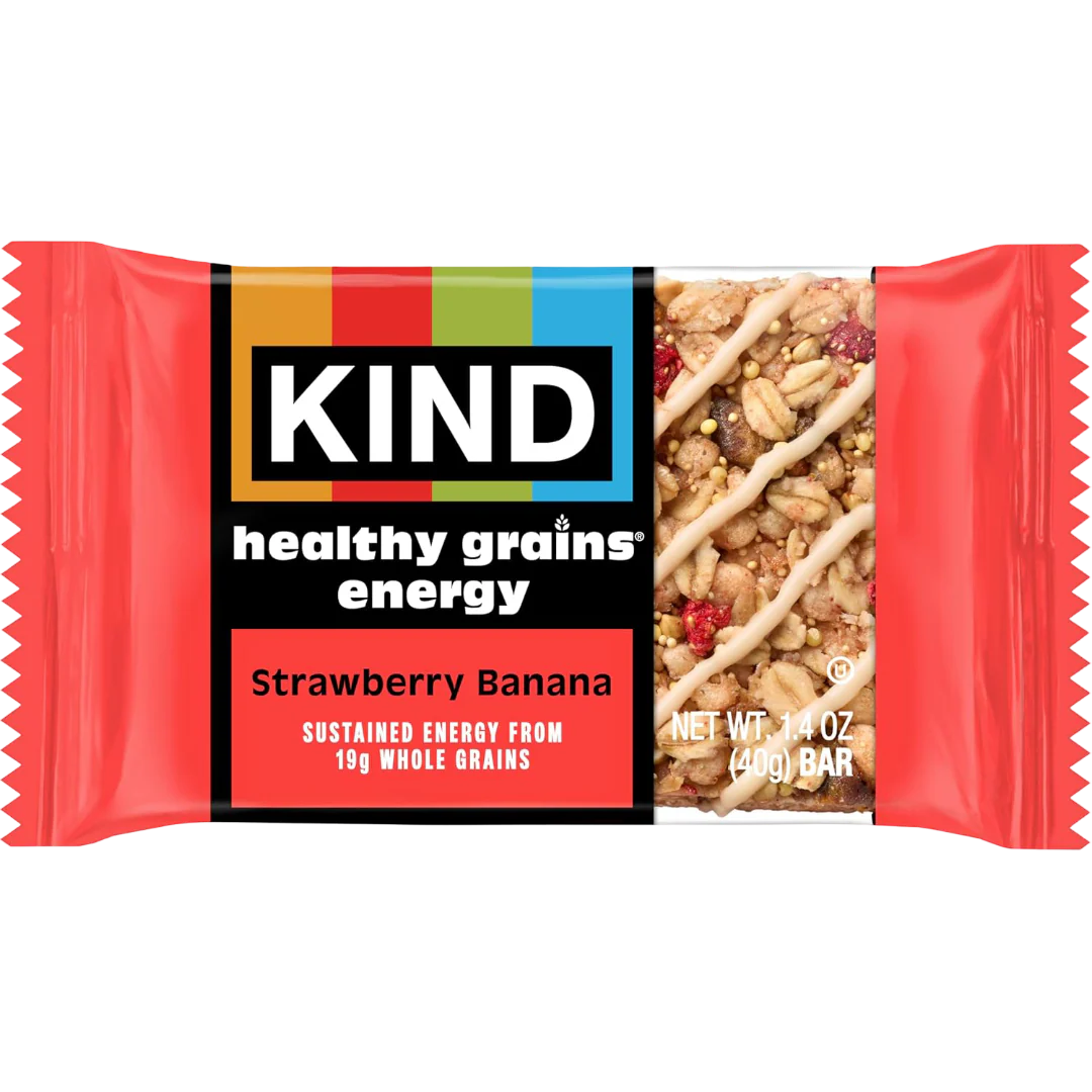 Healthy Grains Energy Bars - Strawberry Banana (5 CT) - Image 2