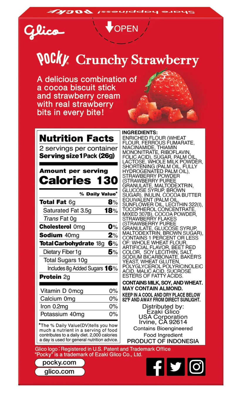 Strawberry Cream Covered Biscuit (3 Pack) - Image 6