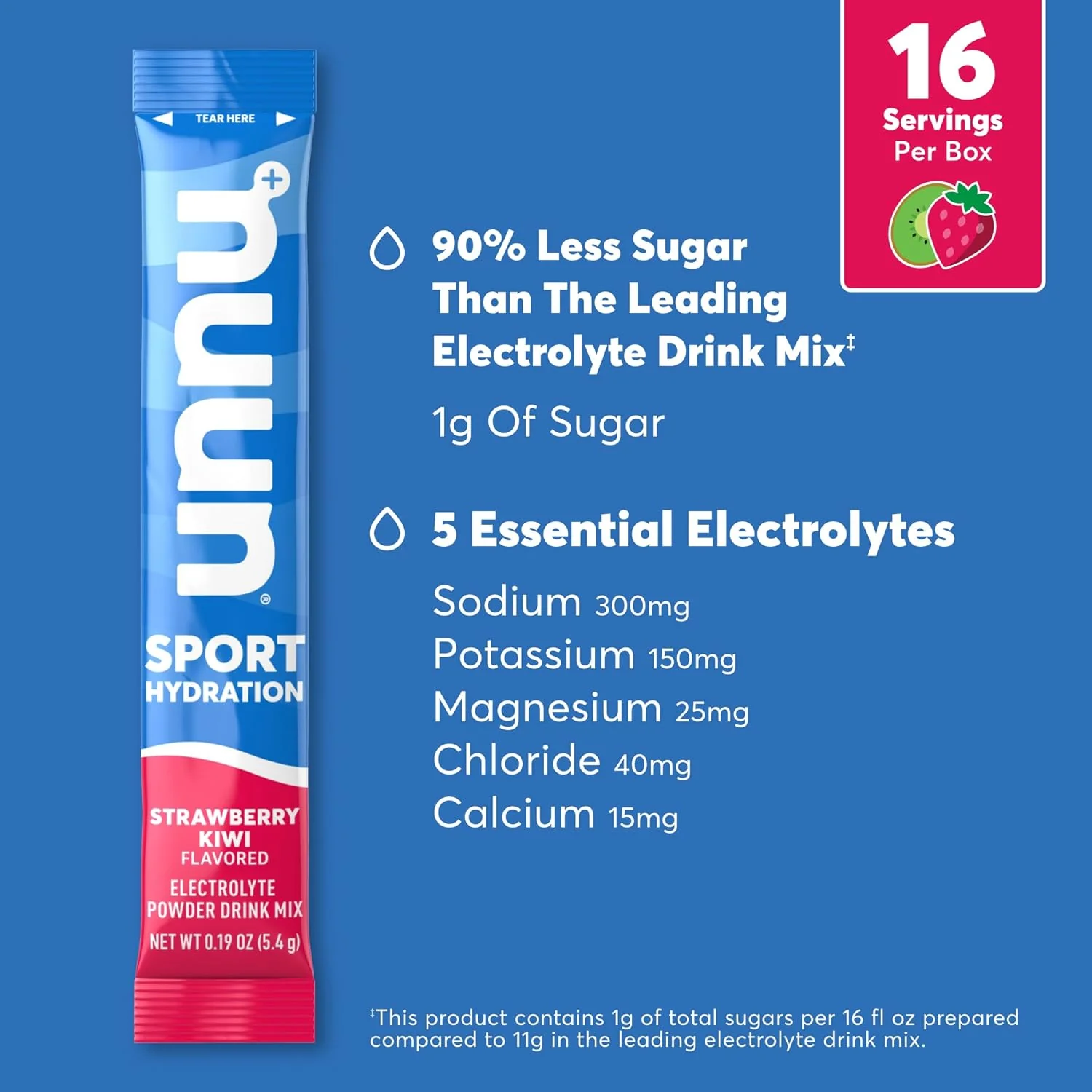 Strawberry Kiwi Sport Sport Hydration Powder (10 CT) - Image 3