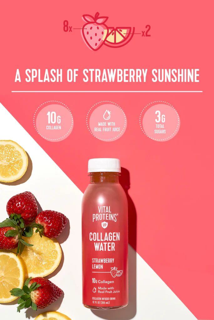 Strawberry Lemon Collagen Water - Image 4