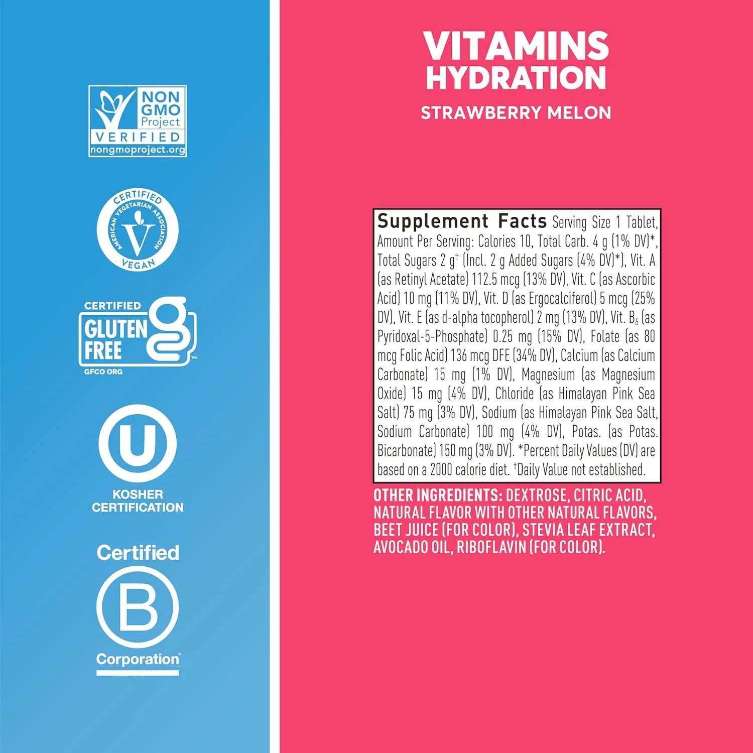 Strawberry Melon Hydration Vitamins (8 Pack) - Image 6