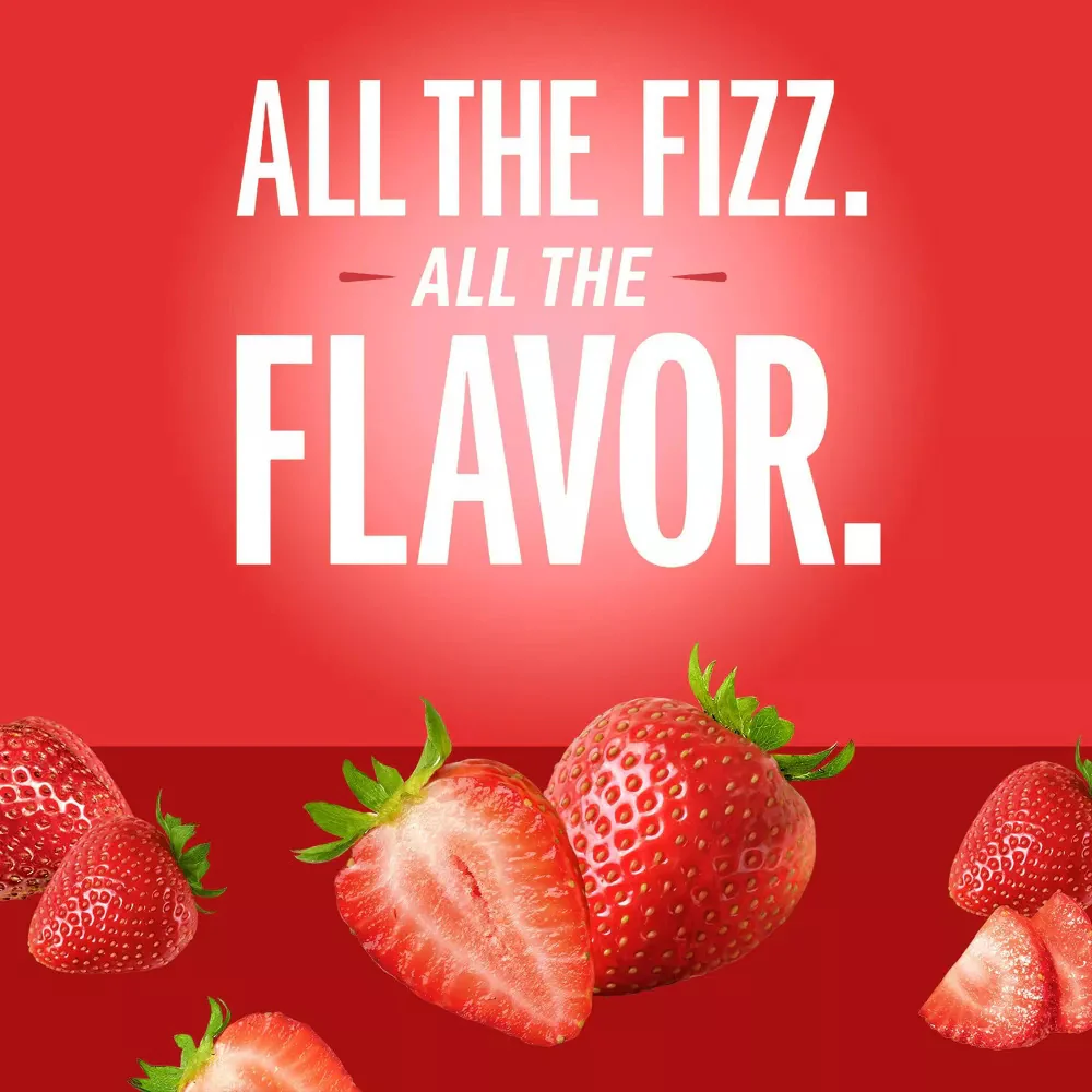 Strawberry Sparkling Juice (6 Pack) - Image 2