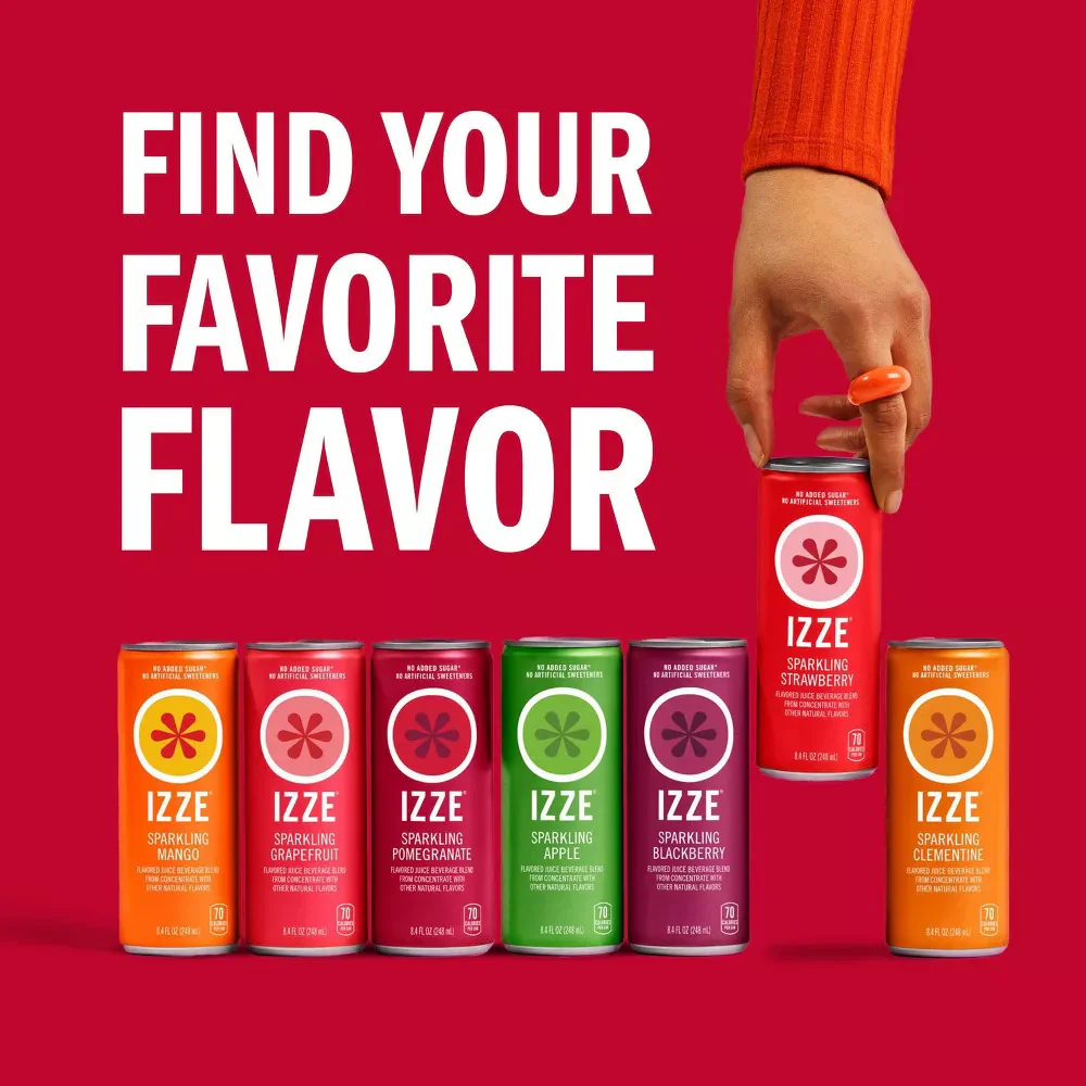 Strawberry Sparkling Juice (6 Pack) - Image 4
