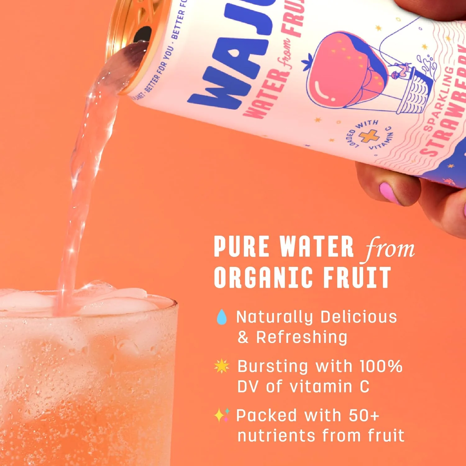 Strawberry Sparkling Water (12 Pack) - Image 4