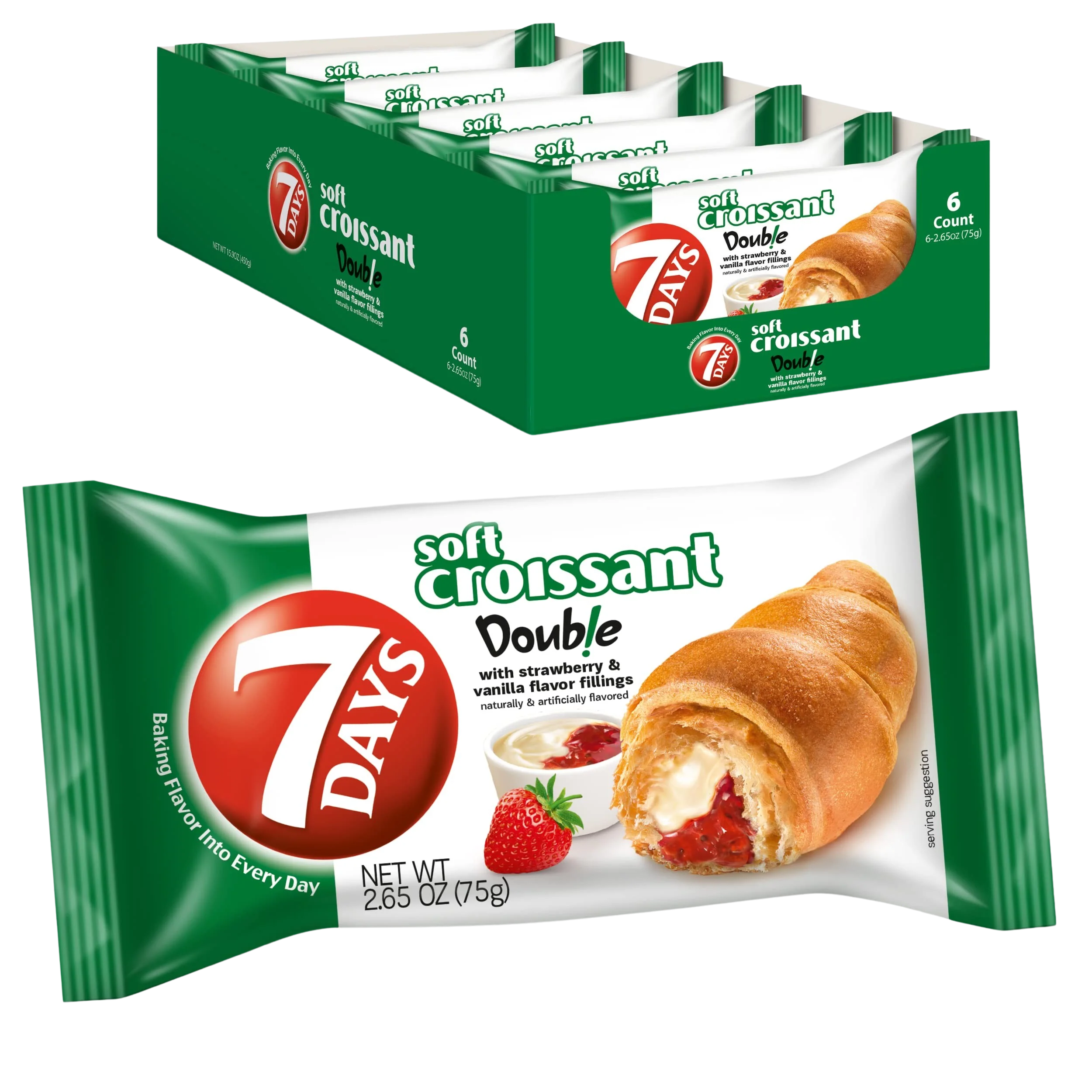 Strawberry & Vanilla Croissant (6 CT)