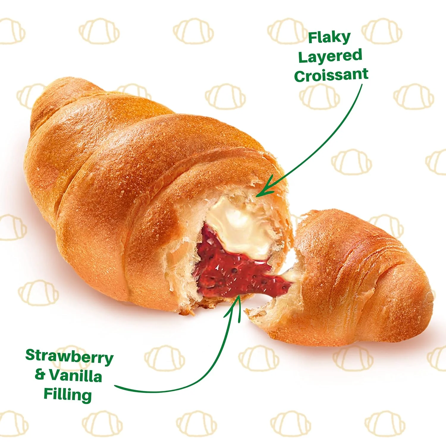 Strawberry & Vanilla Croissant (6 CT) - Image 3