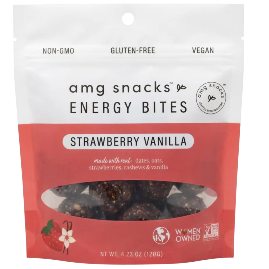 Strawberry Vanilla Energy Bites