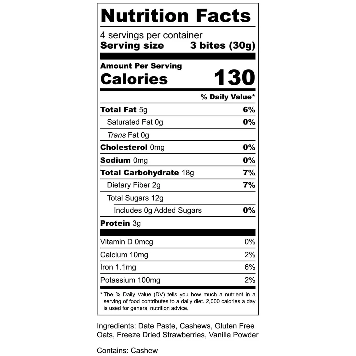Strawberry Vanilla Energy Bites - Image 3