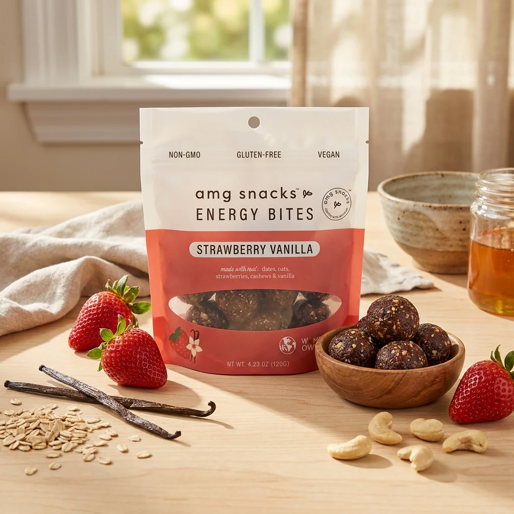 Strawberry Vanilla Energy Bites - Image 4