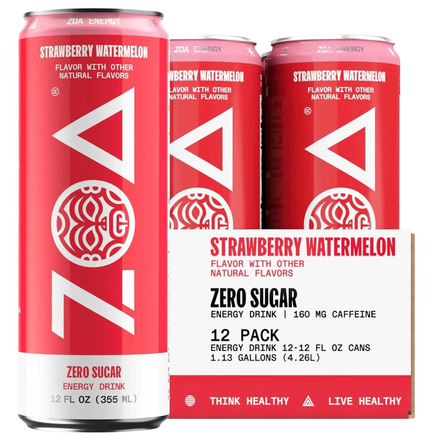 Strawberry Watermelon Energy Drink (12 Pack)