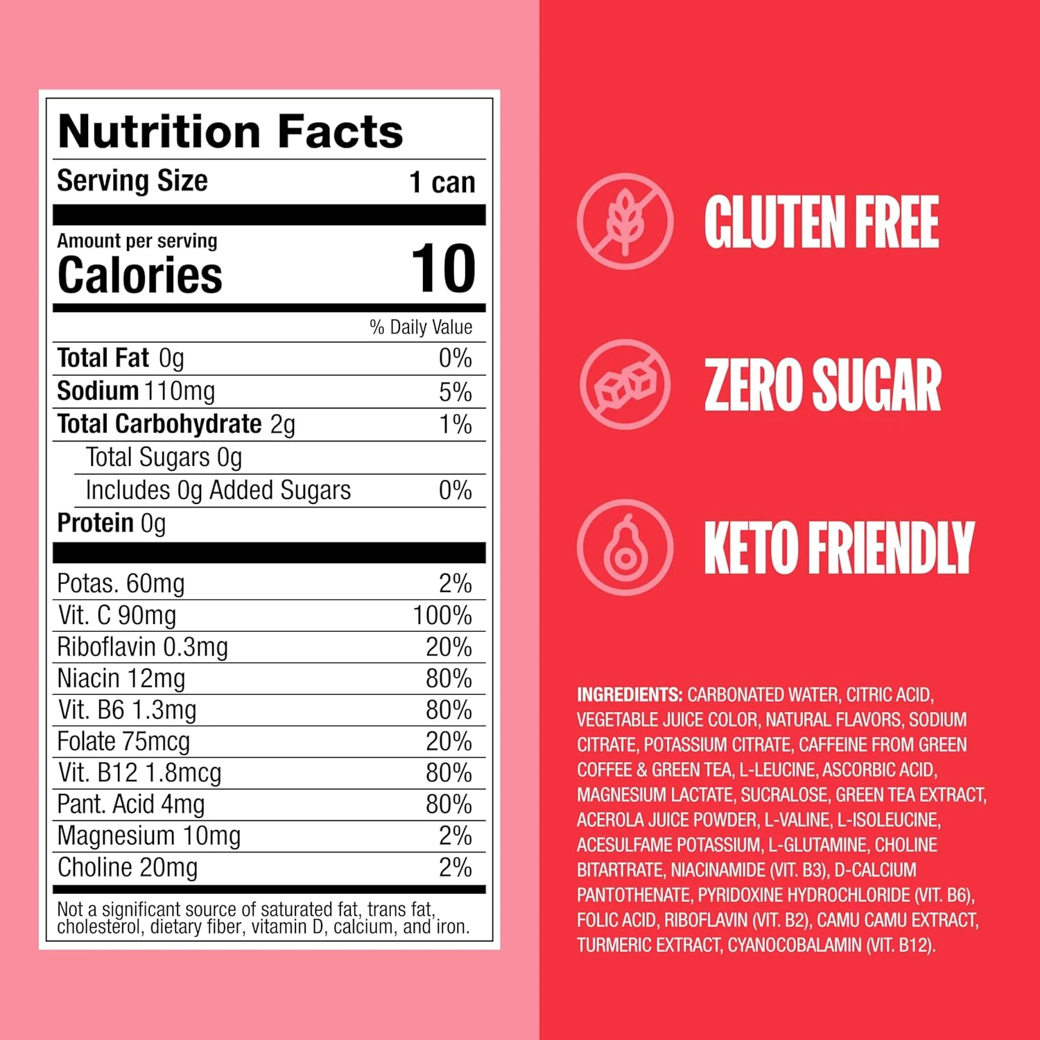 Strawberry Watermelon Energy Drink (12 Pack) - Image 3