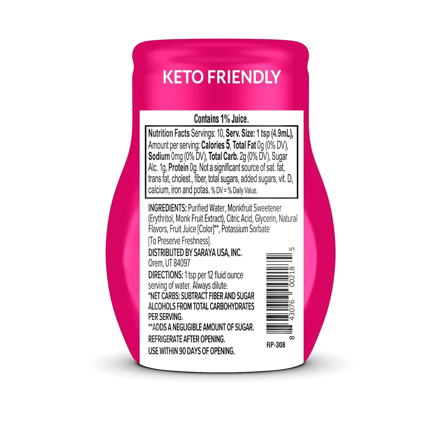 Zero Sugar Strawberry Watermelon Water Enhancer - Image 3